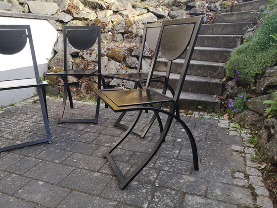 Image 1 of Chaises design KFF Sinus – lot de 4 – classiques vintage des années 80