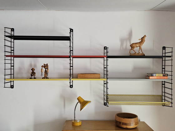 Image 1 of Vintage Tomado Holland wandrek boekenrek rek