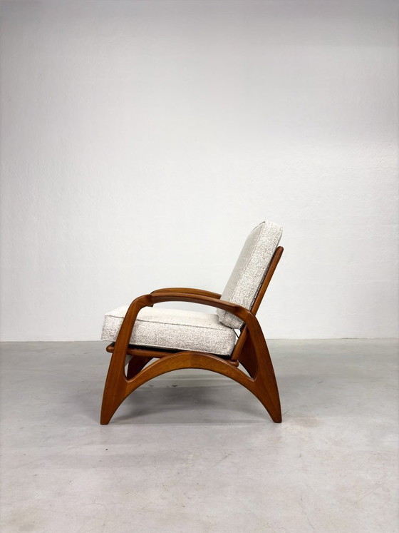 Seltener Mid-Century-Sessel von De Ster Geldermalsen – Wood (photo 3 of 15)