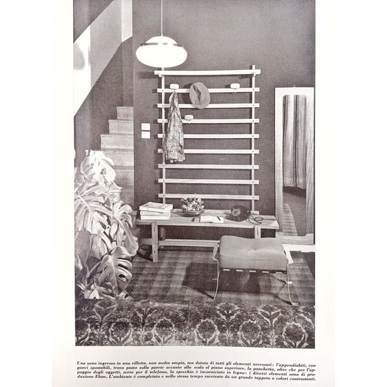 Image 1 of Wall-Mounted Coat Rack by Ezio Longhi for Elam, 1960s
