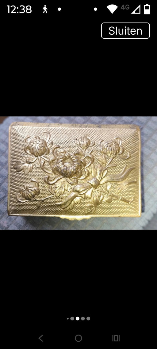 Boîte à bijoux (style japonais/Art nouveau vers 1900)