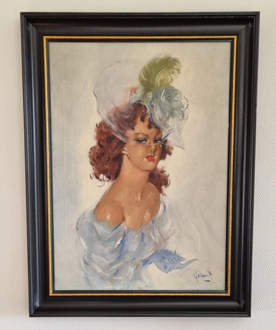 Image 1 of D'après Jean Gabriel Domergue (1889-1962), belle époque Parisienne