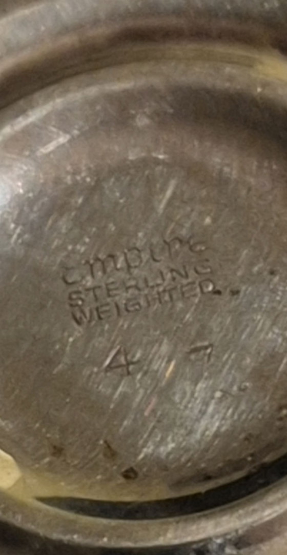 Empire Silver kandelaar, Kandelaars en kaarsen, Zilver, Zwart (foto 4 van 5)