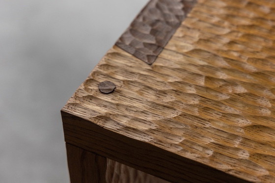 Image 1 of Consola de roble tallada a mano, Francia, principios del siglo XXI