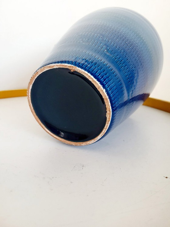 Image 1 of Bitossi glazed ceramic vase, Riminini decor, Aldo Iondi, 1960s in Italy