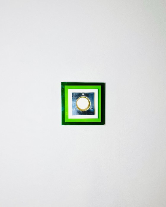 Image 1 of Lampada da parete piramidale multistrato di Hustadt Leuchten, Germania, anni '70