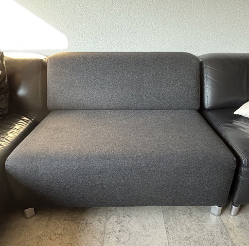 Leolux Faya Lobi Element chair/sofa – gray felt