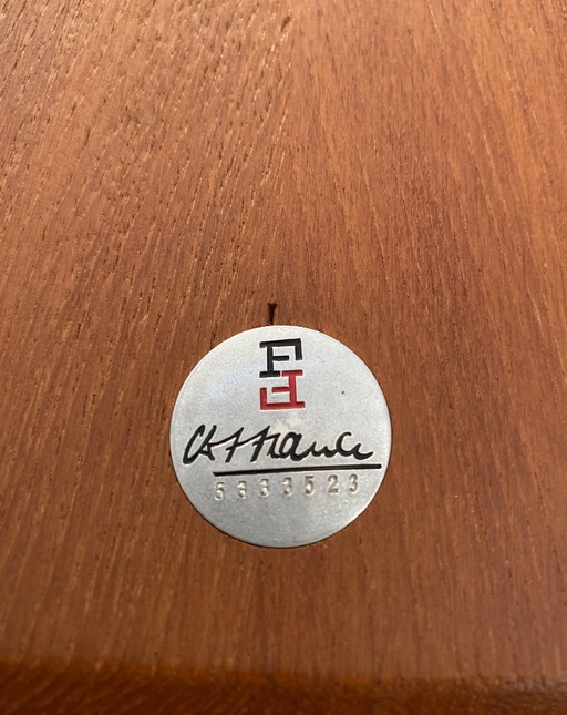 Tavolino scandinavo moderno Mid-Century in teak di Hvidt & Mølgaard Nielsen per France e Søn.