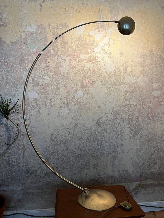 Image 1 of Lampada ad arco Bankamp regolabile in ottone - lampada dorata