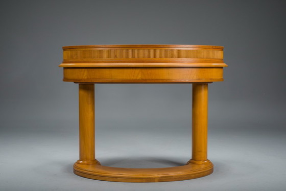 Image 1 of Biedermeier Frisiertisch und Sessel aus Wolkenstein, Italien, 2er-Set