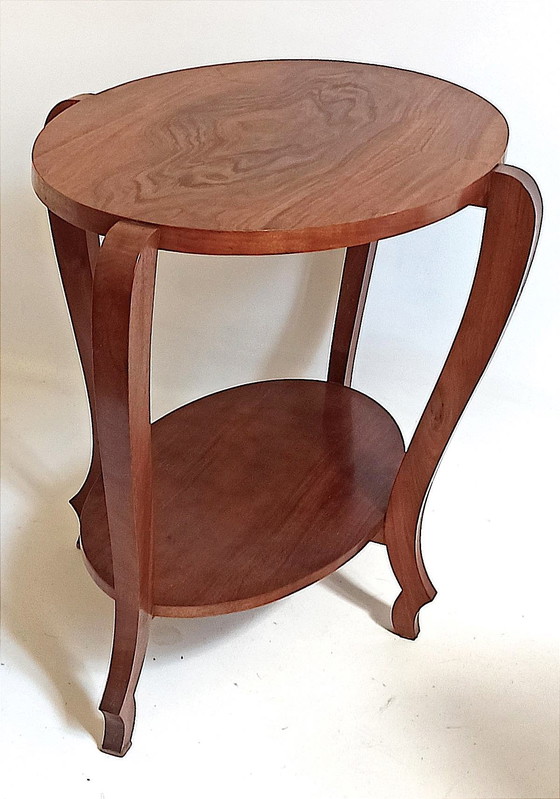 Image 1 of Guéridon Ovale Art Déco Breite 80 cm