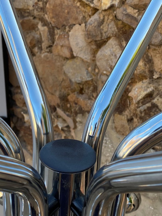 Image 1 of Appendiabiti vintage 1970 in metallo cromato