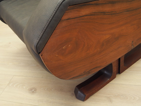 Image 1 of Leren fauteuil, Italiaans ontwerp, jaren 1970, Productie: Italië