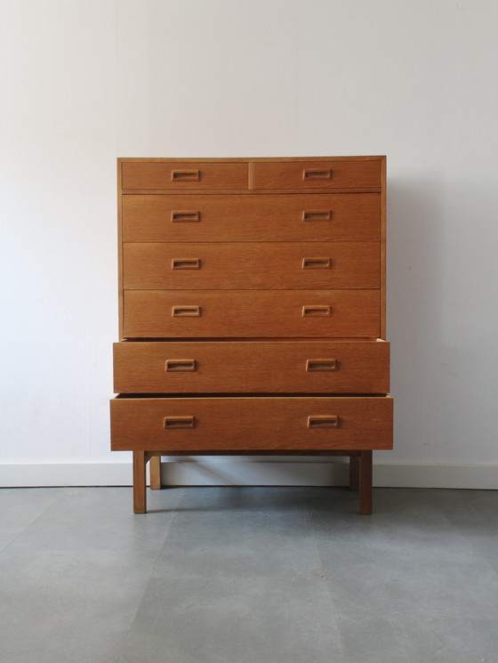 Image 1 of Vintage Deense ladekast door Holger Jensen voor FDB Møbler