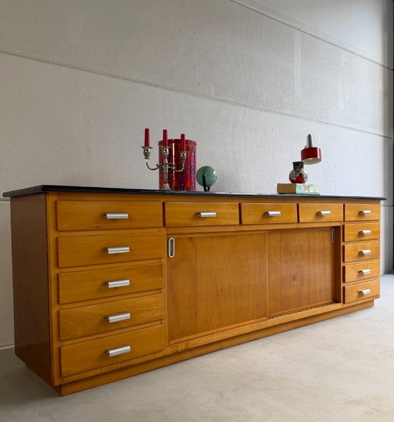 Credenze scolastica industriale vintage – Legno (photo 2 of 15)