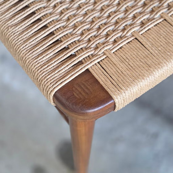 4x Wilkhahn, Georg Leowald Model 351 dining chair, teak – Chairs and lounge chairs, Paper, Wood, Vintage (photo 4 of 15)