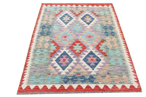 Handgewebter Afghan Kelim 151 X 101 Cm– Neu - Aus Wolle