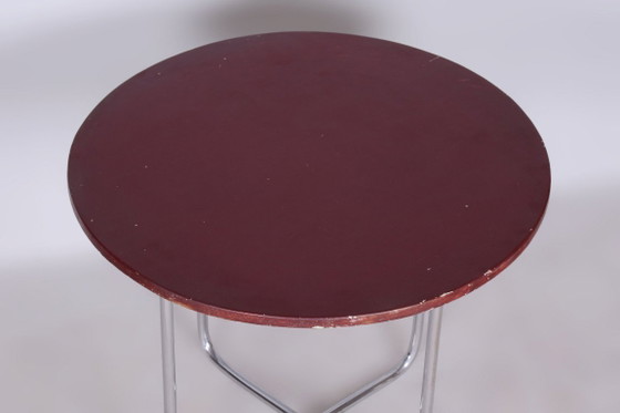 Juego de comedor original Bauhaus, de Hynek Gottwald, cromado, checo, década de 1930. – Conjuntos de comedor (photo 13 of 16)