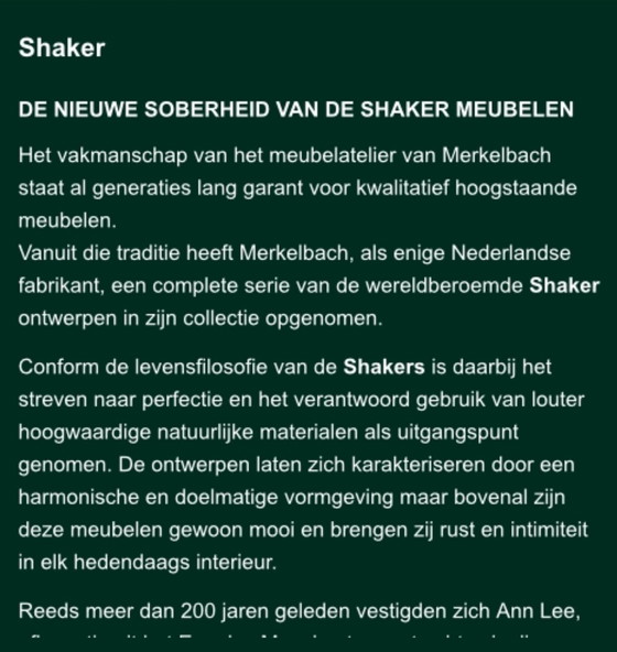 Image 1 of Shaker schommelstoel van Merkelbach met gevlochten zitting