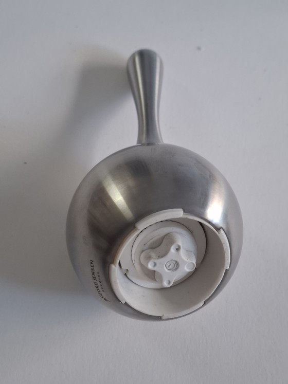 Image 1 of Salt and pepper set. 'Twist' Georg Jensen.