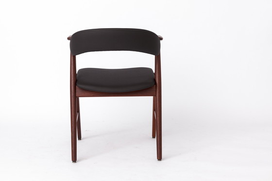 Image 1 of Ensemble de 6 chaises de salle à manger danoises en teck par Korup Stolefabrik - 1960s Mid-Century Modern Design