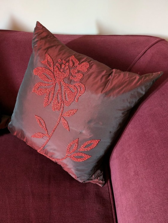 Splendido divano Roche Bobois 2 posti in velluto Rosso Bordeaux – Divani, Textile, Velvet (photo 8 of 15)