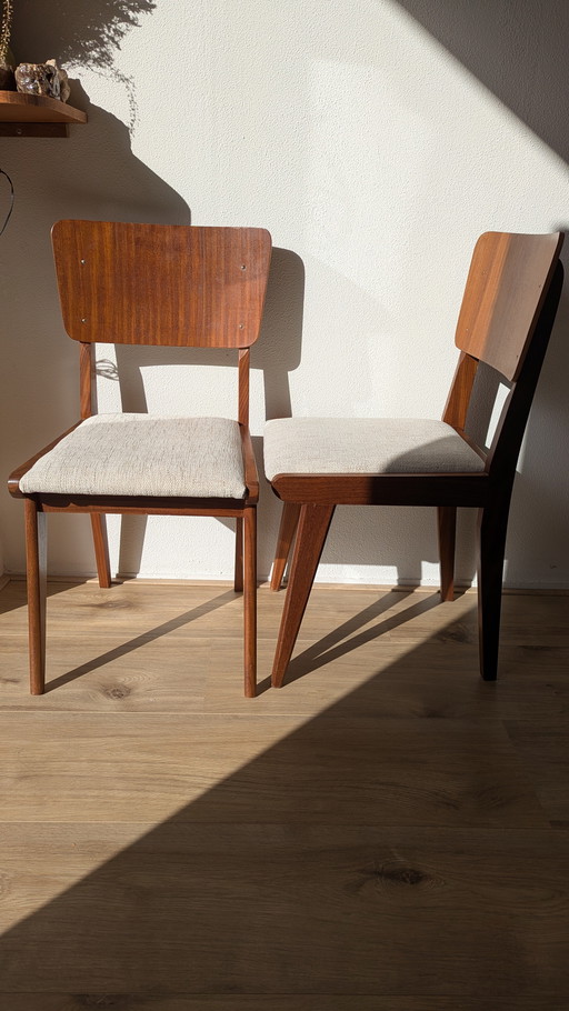 Set di sedie da pranzo vintage danesi in teak