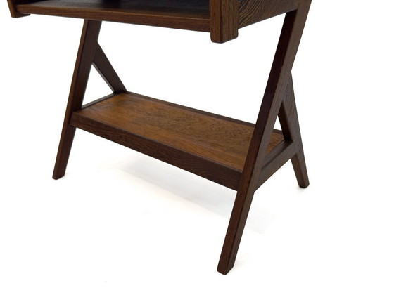 Wengéhouten bijzettafel uit het midden van de vorige eeuw – Wood (photo 4 of 16)