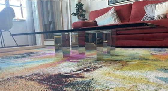 Prachtige Salon Tafel – Wiljan van Beek, Salontafels, Aluminium, Glass (photo 7 of 12)