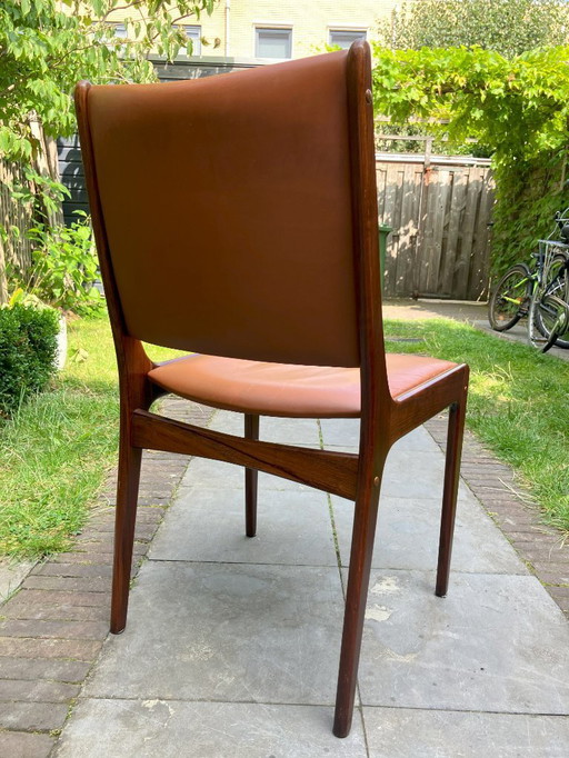 Silla de comedor de palisandro Johannes Andersen para Uldum