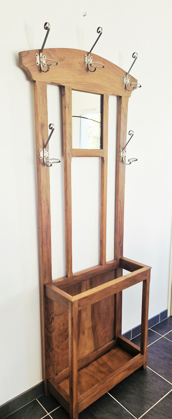 Image 1 of Art Deco entreehal - Periode jaren 40 - Hout en metaal