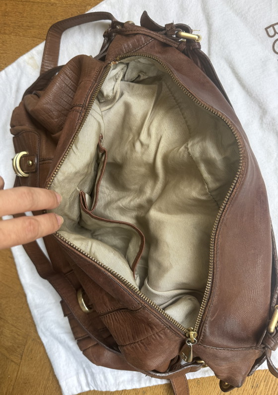 Grote bruine leren BCBGMAXAZRIA – Schoudertassen, Lambskin (photo 6 of 10)