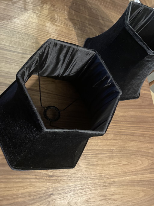 Par de pantallas de lámpara Dutchbone Cresta