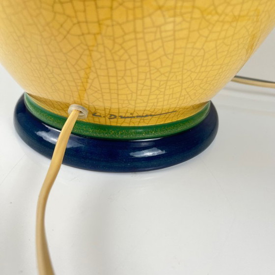 Image 1 of Large ceramic table lamp signed L. Drimmer – 1950s/60s