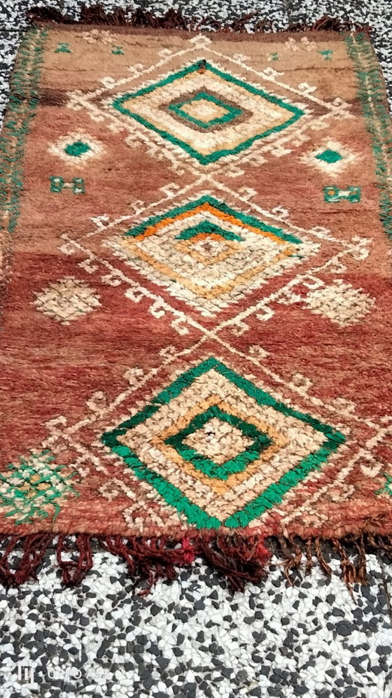 Image 1 of Handgeknoopt Berber kleed wol 161x84cm