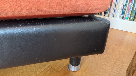 Leolux Vintage Disign Sofa, Orange/Terra, 2 X Two-Seater – 2 seaters, Textile (photo 5 of 8)