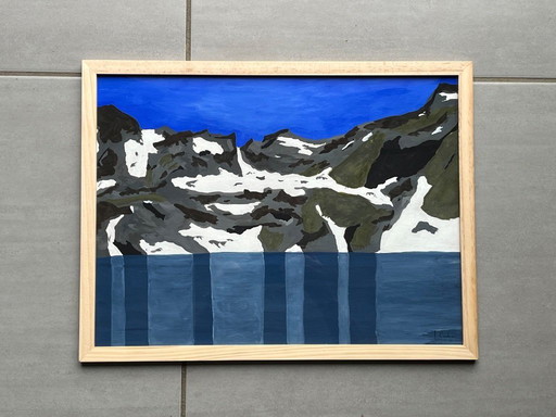 Gouache on 250g natural paper. Size 40x30cm.