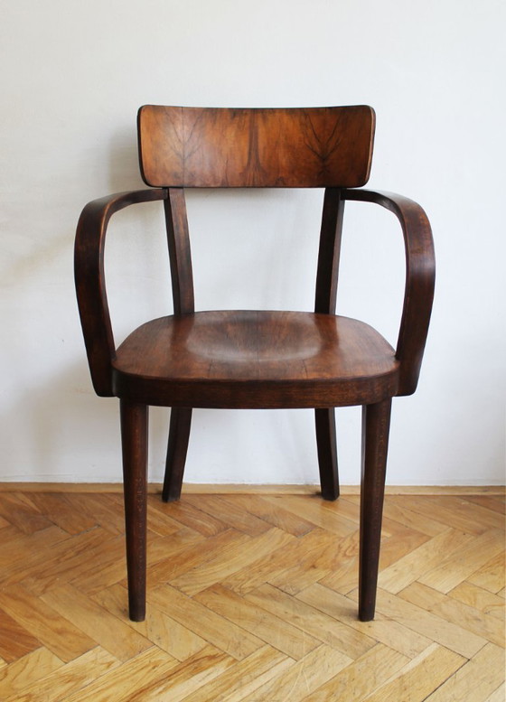 Image 1 of Coppia di sedie Art Déco degli anni '30 di Tatra