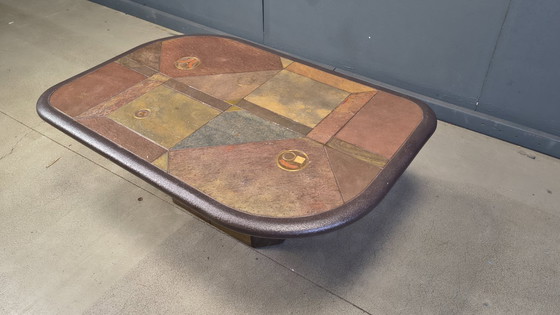 Image 1 of Brutalist Kingma style coffee table, 1970s