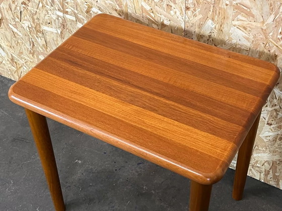 Image 1 of 70s teak tafel bijzettafel Glostrup Deens Design Denemarken Mid Century