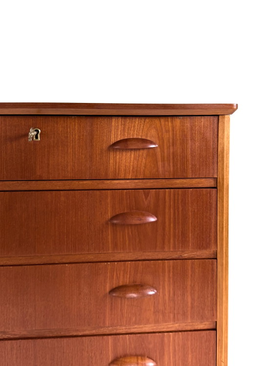 Vintage Danish Teak Chest of Drawers ‘60 – Wood (photo 3 of 9)