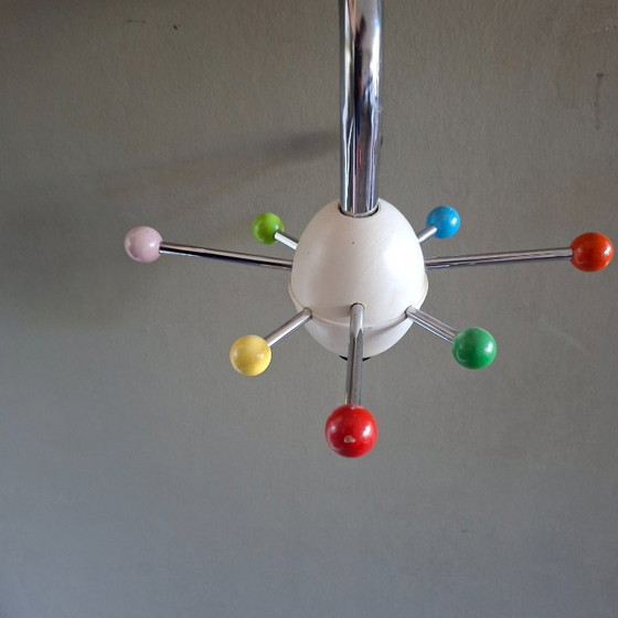 Perchero Sputnik Saturno, diseño de los años 80 – IKEA, Wood, Plastic (photo 3 of 13)