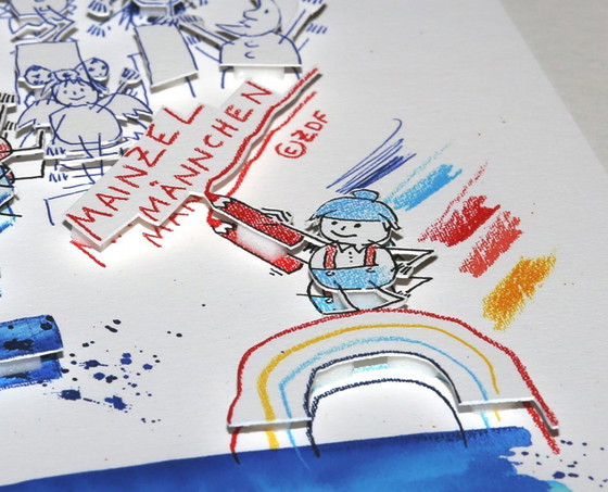 Image 1 of Schlote, Wilhelm - Mainz - Costruzione 3D - firmato a mano