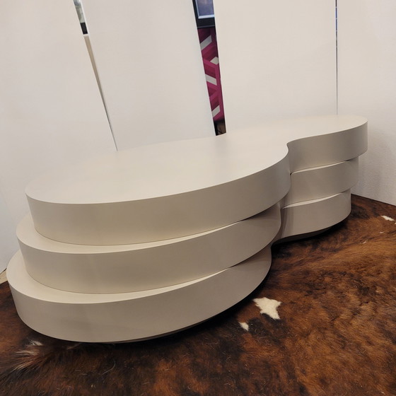 Image 1 of Mesa De Centro / Coffee Table Space Age, Madera Lacada, S. Xxi – Italia