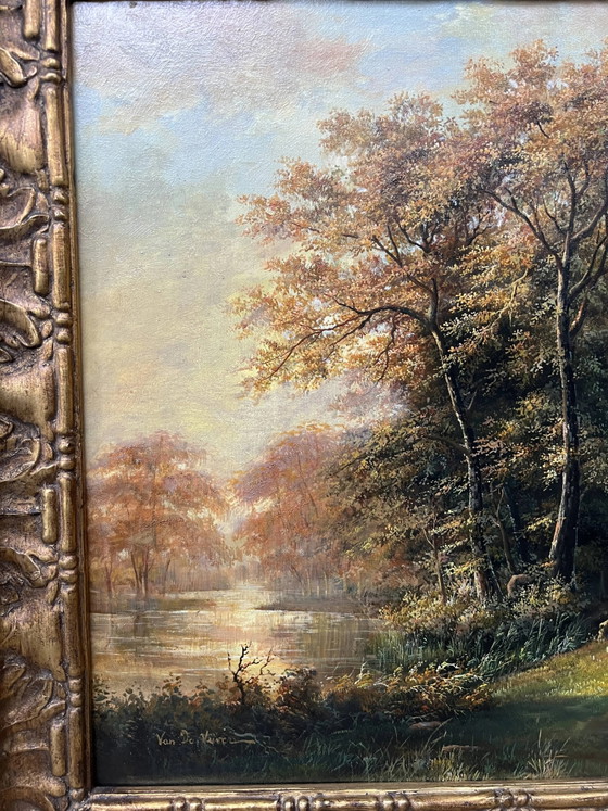 Autumn landscape. – Paintings & Drawings, Canvas (photo 2 of 8)