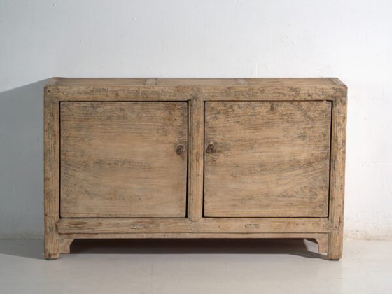Antique sideboard in elm with two doors – China, circa 1950 – Sideboard cabinet (photo 35 of 40)