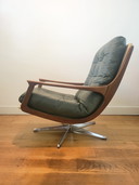 Vintage Eugen Schmidt Swivel Chair for Soloform 1960