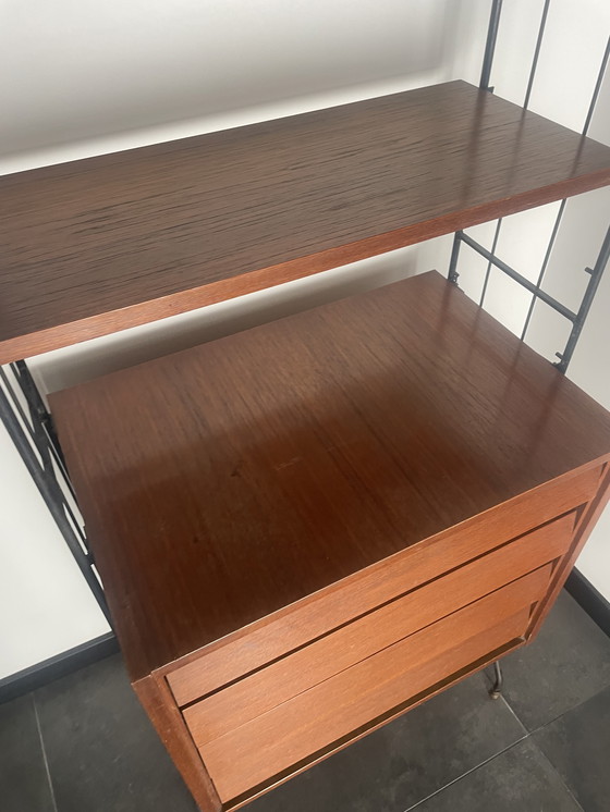 Image 1 of Vintage modular string wall system with drawers