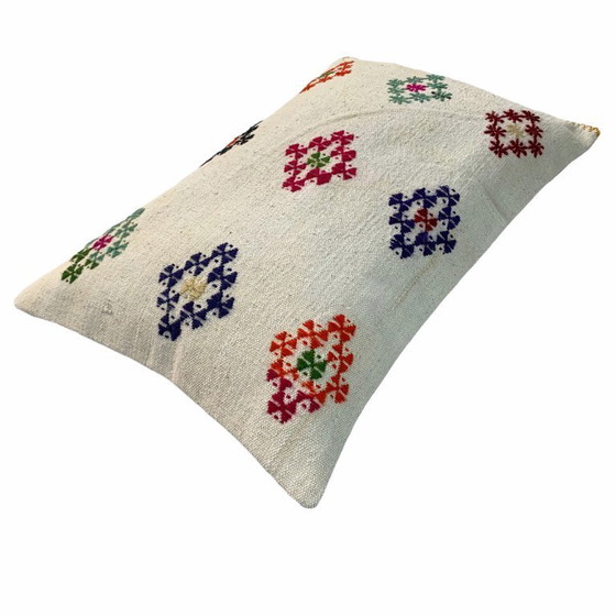 Image 1 of Vintage Turkse Kilim kussenhoes, 40 x 60 cm