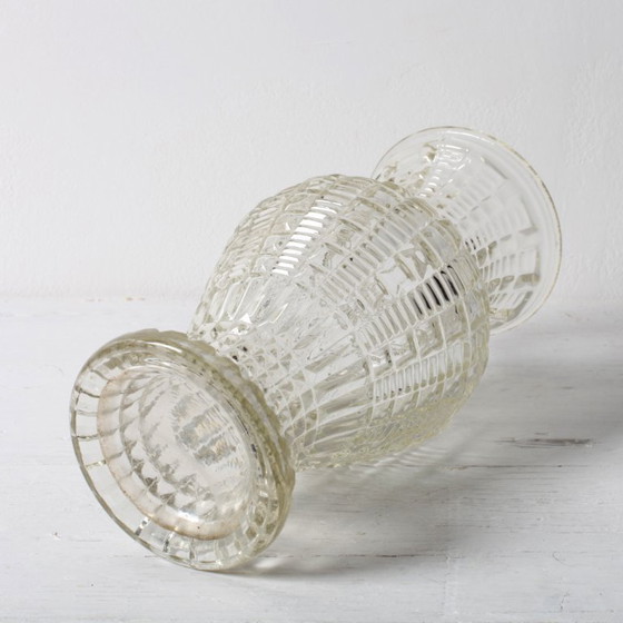 Image 1 of Art Deco Glass Vase: Mid-Century Fidenza Italian Design / 1960s